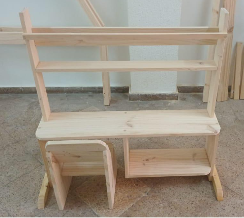 ESCRITORIO CON SILLA MONTESSORI  ESMARIA